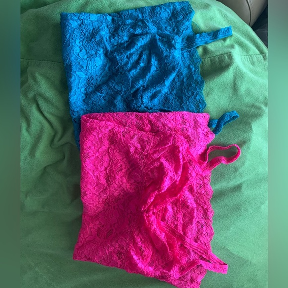 Pins and Needles Lace Top. Pink Size XS. - Picture 7 of 7